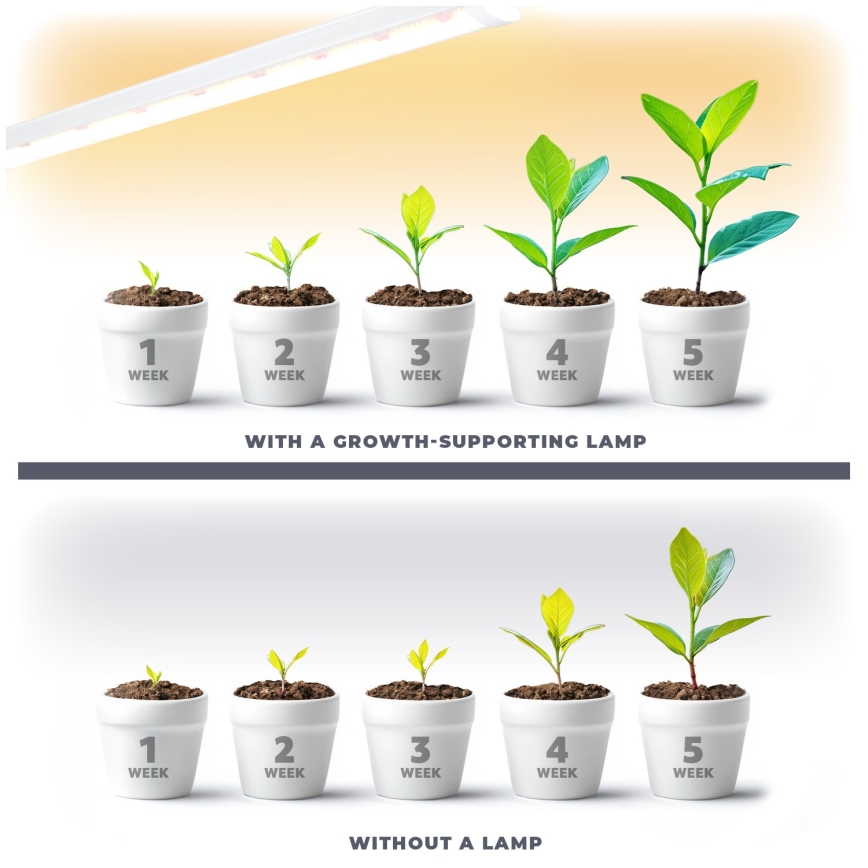 LED Лампа за под кухненски шкаф за отглеждане на растения GROWLY LED/15W/230W