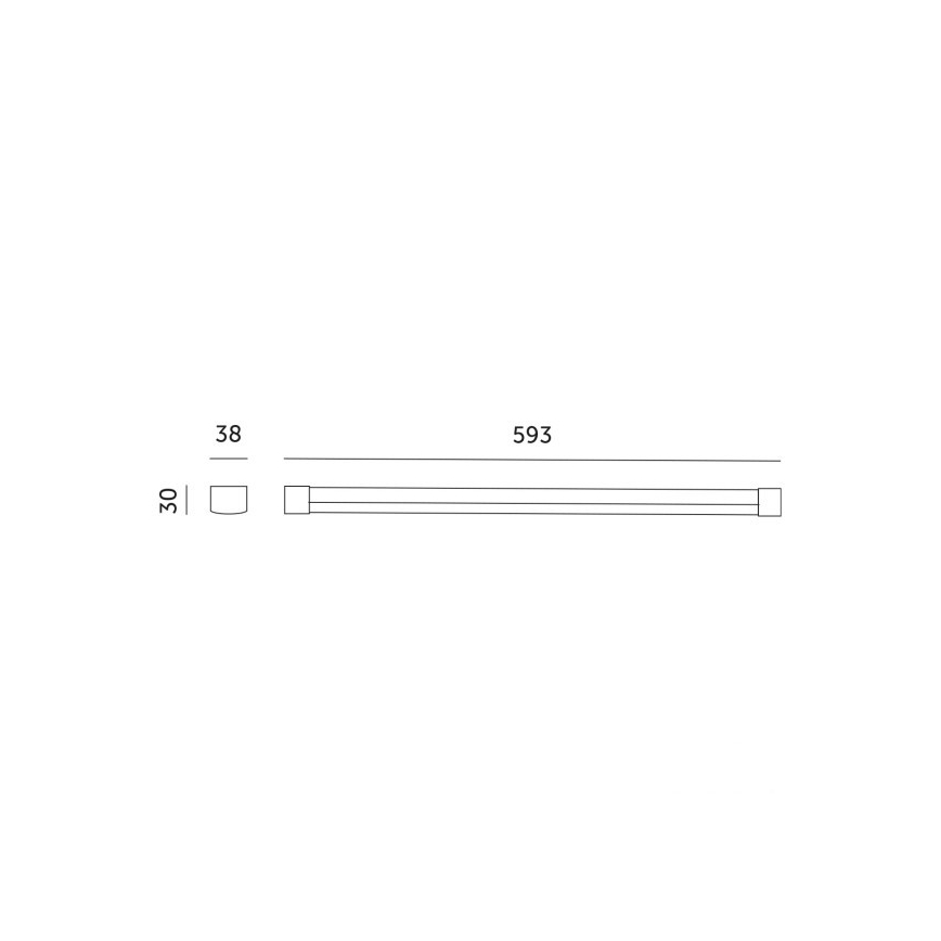LED Лампа за под кухненски шкаф за отглеждане на растения GROWLY LED/9W/230V бял