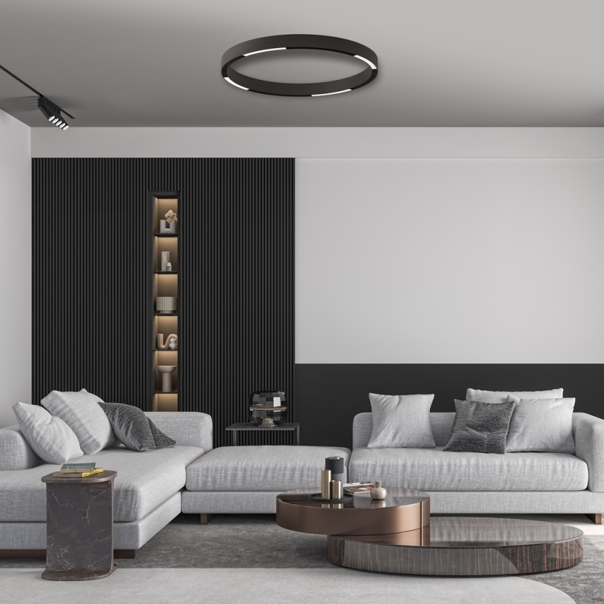 LED Лампа за релсова система MAGNETIC TRACK LED/10W/48V 4000K черен