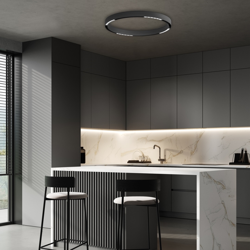 LED Лампа за релсова система MAGNETIC TRACK LED/6W/48V 4000K черен