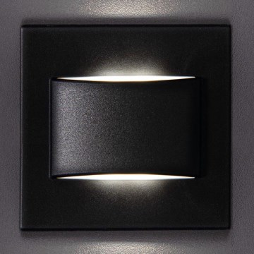 LED Лампа за стълбище ERINUS LED/1,5W/12V 4000K черна