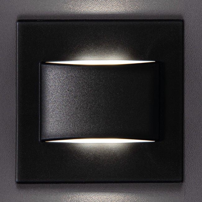 LED Лампа за стълбище ERINUS LED/1,5W/12V 4000K черна