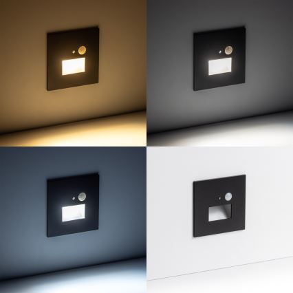 LED Лампа за стълбище със сензор за движение LED/1,5W/230V 3000K/4000K/6500K