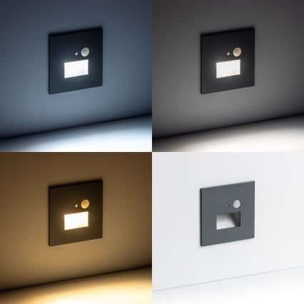 LED Лампа за стълбище със сензор за движение LED/1,5W/230V 3000K/4000K/6500K