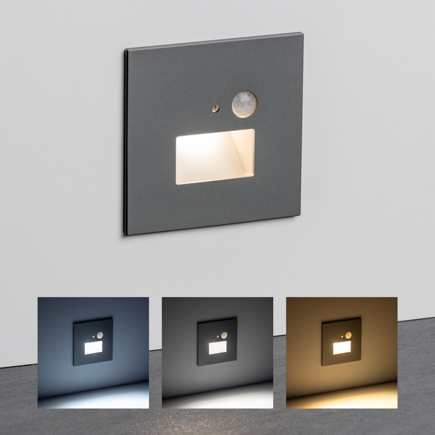 LED Лампа за стълбище със сензор за движение LED/1,5W/230V 3000K/4000K/6500K
