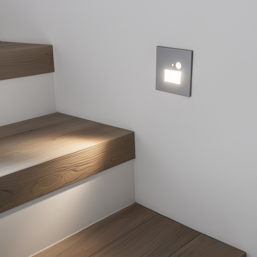 LED Лампа за стълбище със сензор за движение LED/1,5W/230V 3000K/4000K/6500K