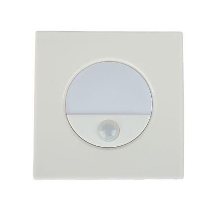 LED Лампа за стълбище със сензор за движение LED/3W/230V 4000K бял