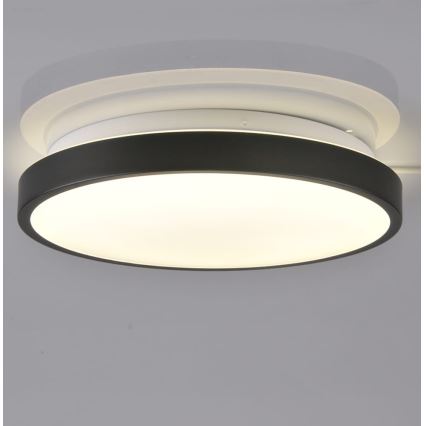LED Лампа за таван KERN LED/15W/230V черна