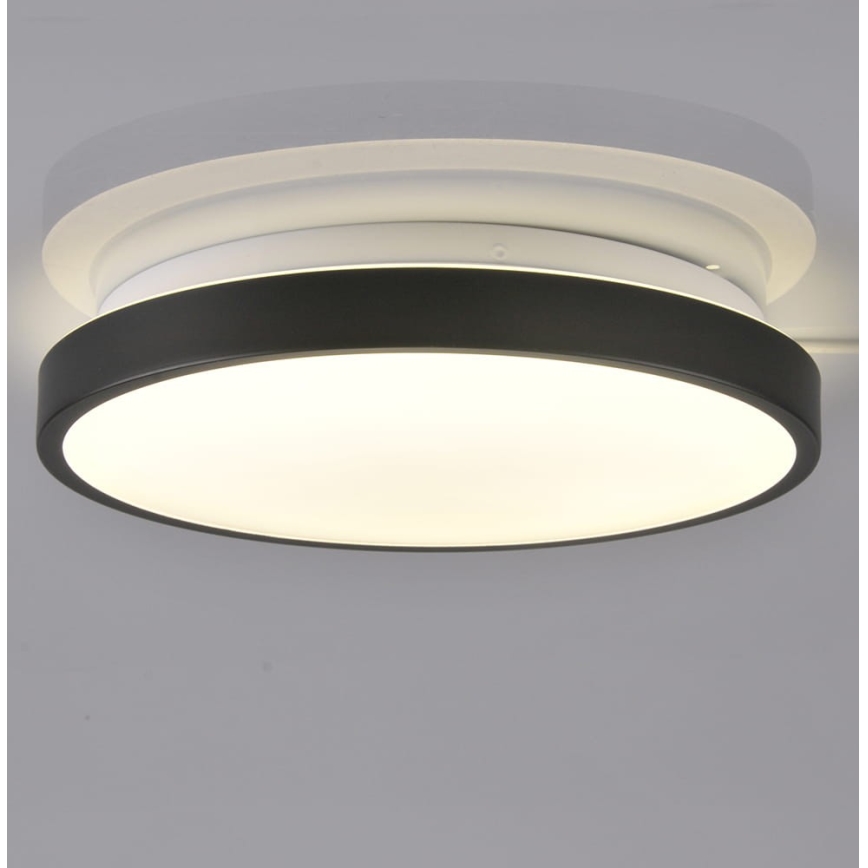 LED Лампа за таван KERN LED/15W/230V черна