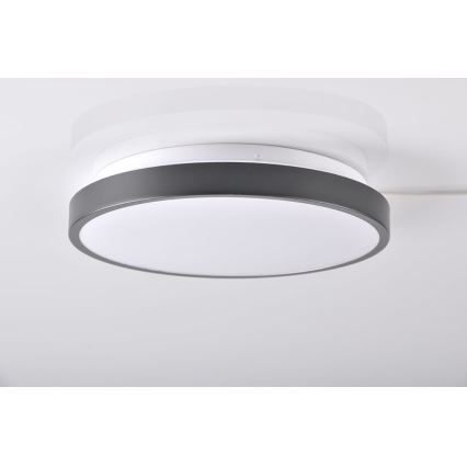 LED Лампа за таван KERN LED/15W/230V черна