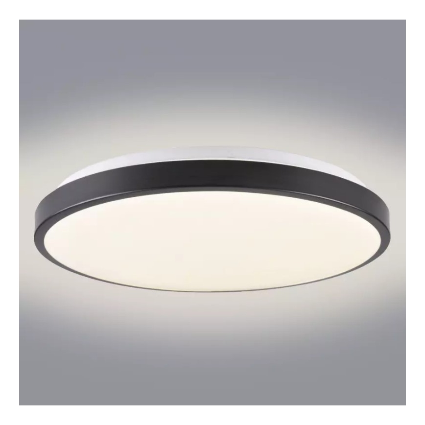 LED Лампа за таван KERN LED/24W/230V черна