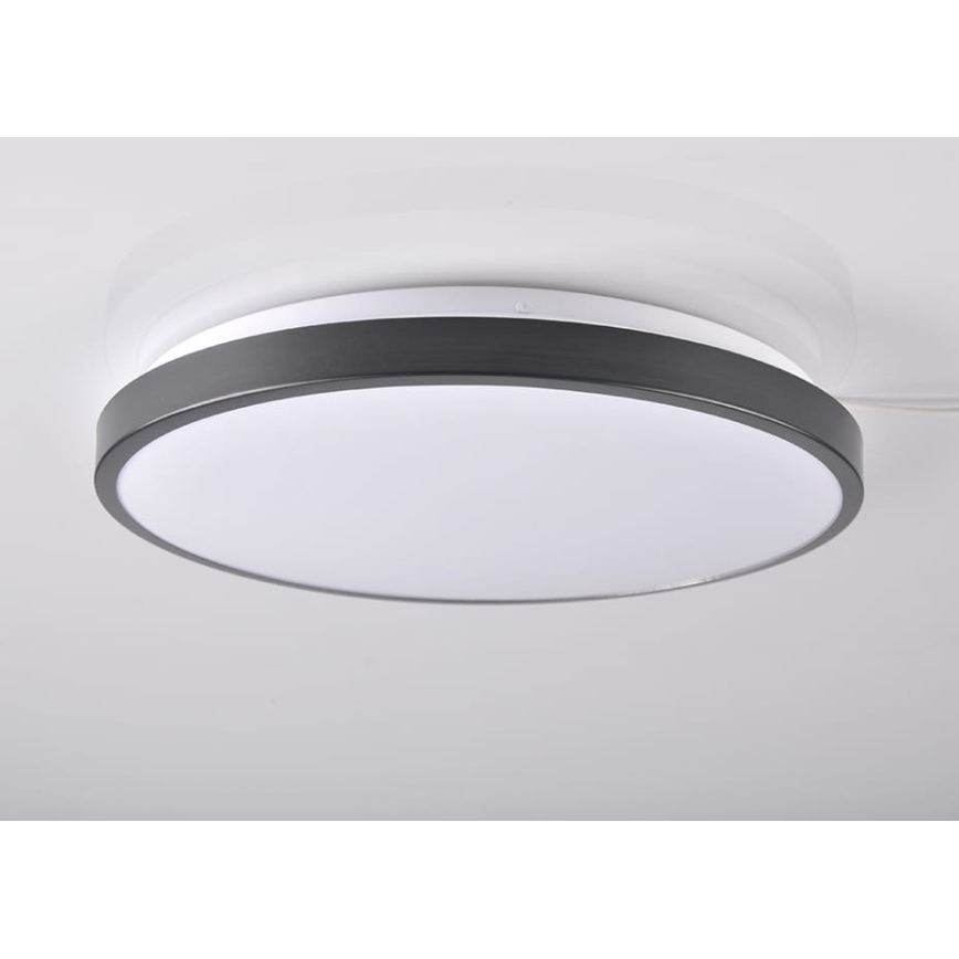 LED Лампа за таван KERN LED/24W/230V черна