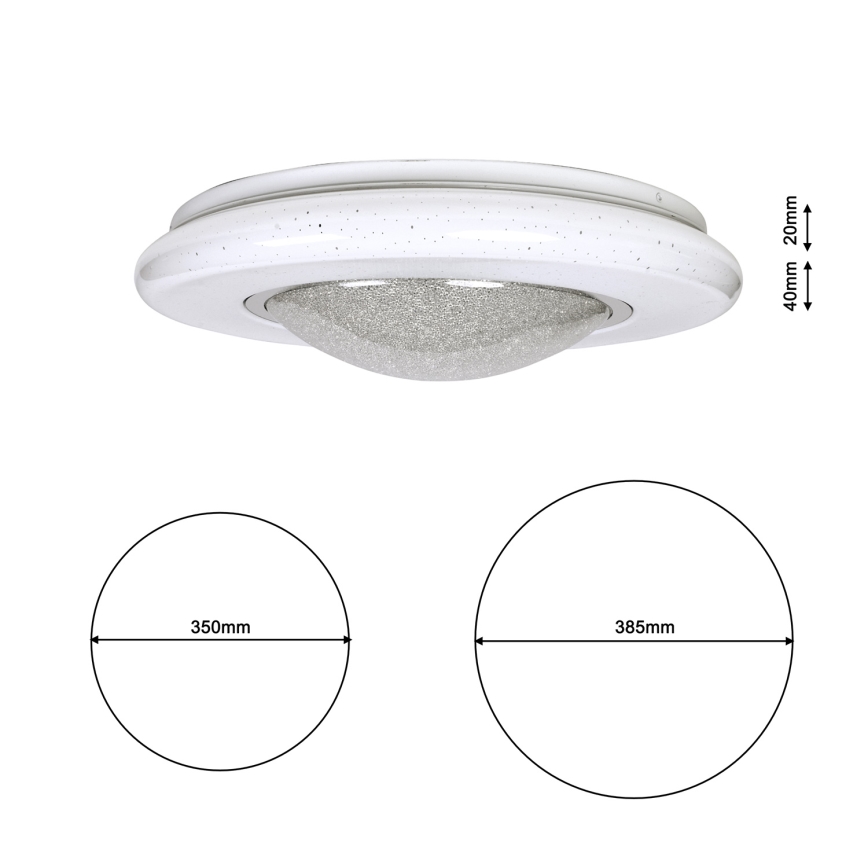 LED Лампа за таван QUASAR LED/24W/230V