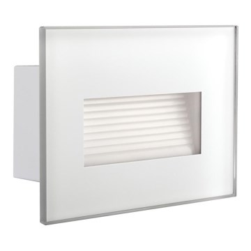 LED Лампа за вграждане GLASI LED/3W/230V 4000K IP44 бяла