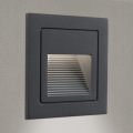 LED Лампа за вграждане LORO LED/2W/230V IP65 антрацит