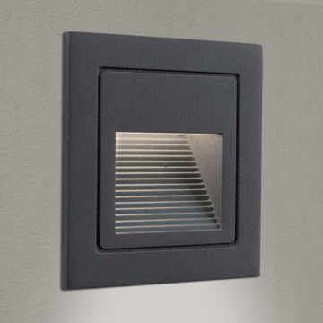 LED Лампа за вграждане LORO LED/2W/230V IP65 антрацит