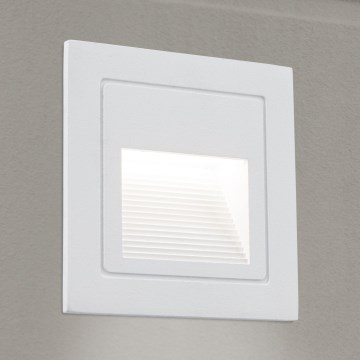 LED Лампа за вграждане LORO LED/2W/230V IP65 бял