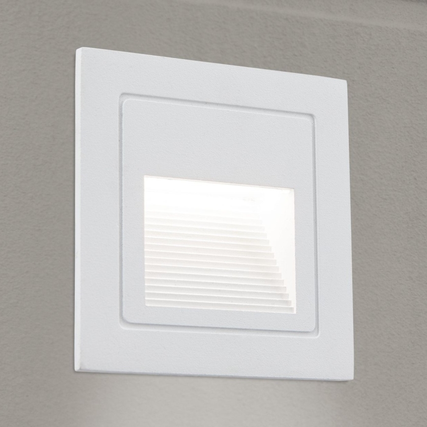 LED Лампа за вграждане LORO LED/2W/230V IP65 бял