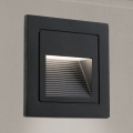 LED Лампа за вграждане LORO LED/2W/230V IP65 черен