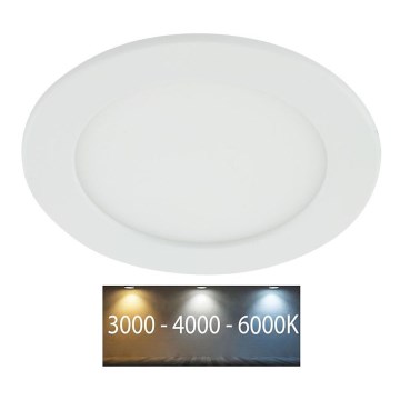 LED Лампа за вграждане в баня LED/12W/230V 3000/4000/6000K IP44