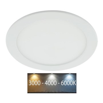 LED Лампа за вграждане в баня LED/18W/230V 3000/4000/6000K IP44