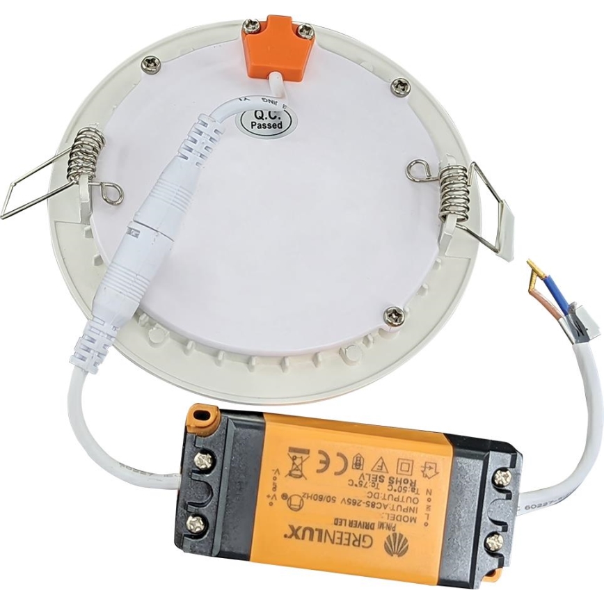 LED Лампа за вграждане в баня VEGA LED/6W/230V 2800K Ø 11,8 см IP44
