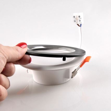 LED Лампа за вграждане ZOE LED/4,8W/230V черна