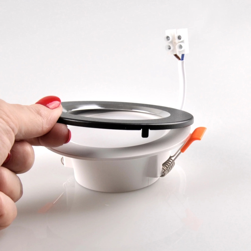 LED Лампа за вграждане ZOE LED/4,8W/230V черна