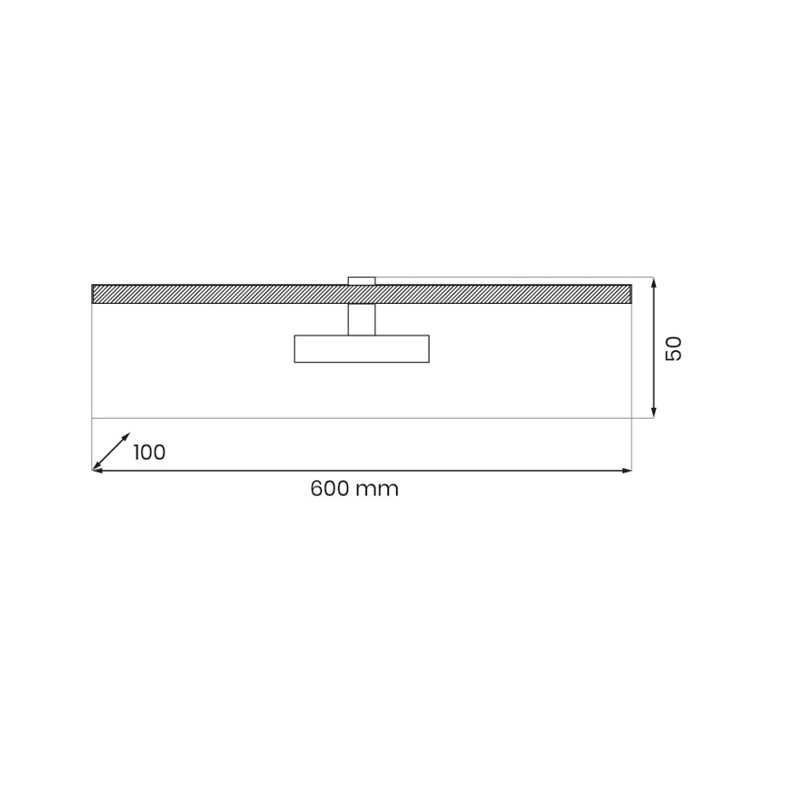 LED Лампа за картина PRADO LED/11W/230V черен