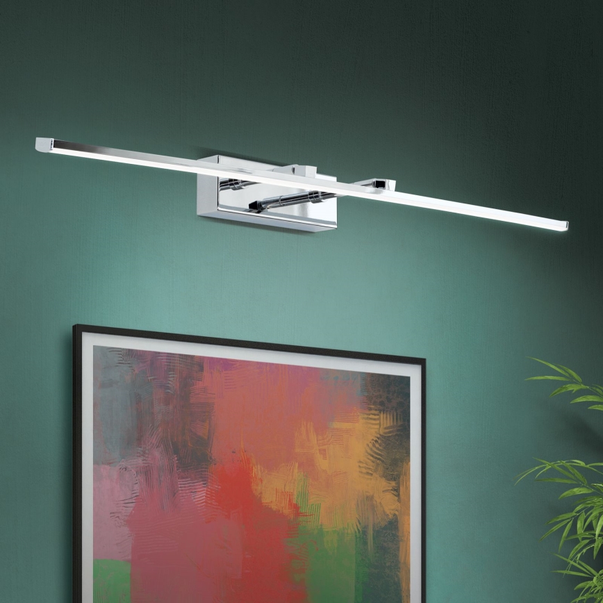 LED Лампа за картина PUBLIO LED/15W/230V 75 см лъскав хром