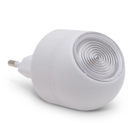 LED Лампа за ориентация за контакт със сензор за здрач LED/1W/230V