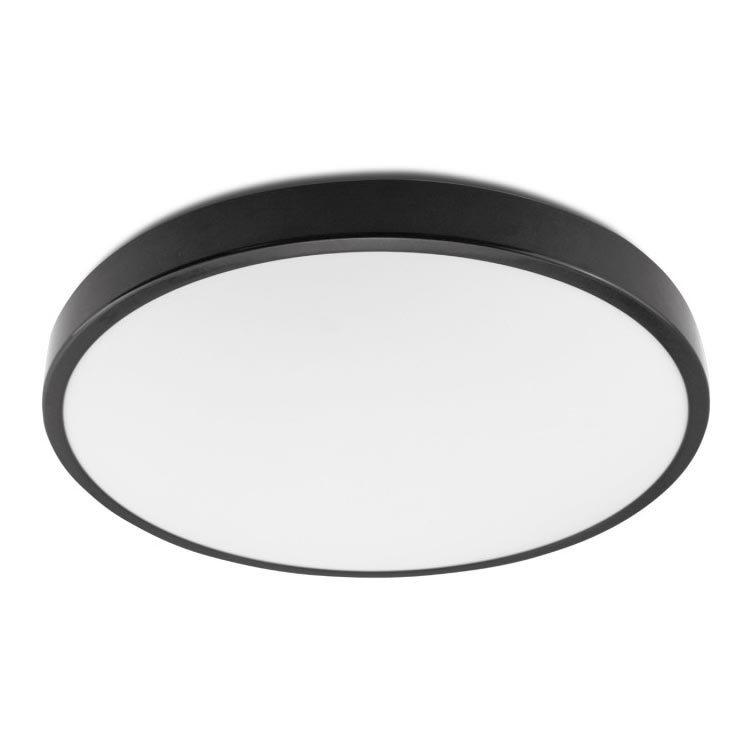 LED Лампа ZOE LED/24W/230V IP44 черна