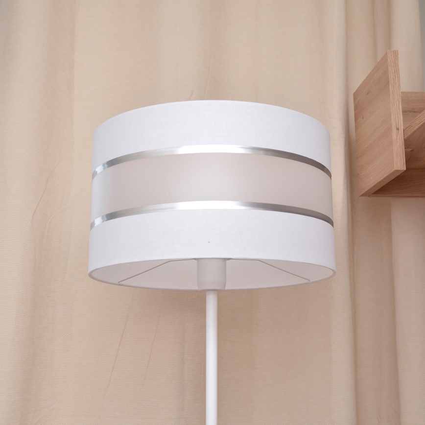 LED Лампион HELEN 1xE27/15W/230V бял