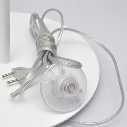 LED Лампион HELEN 1xE27/15W/230V бял