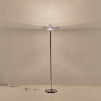 LED Лампион LED/10W/230V 3000K лъскав хром