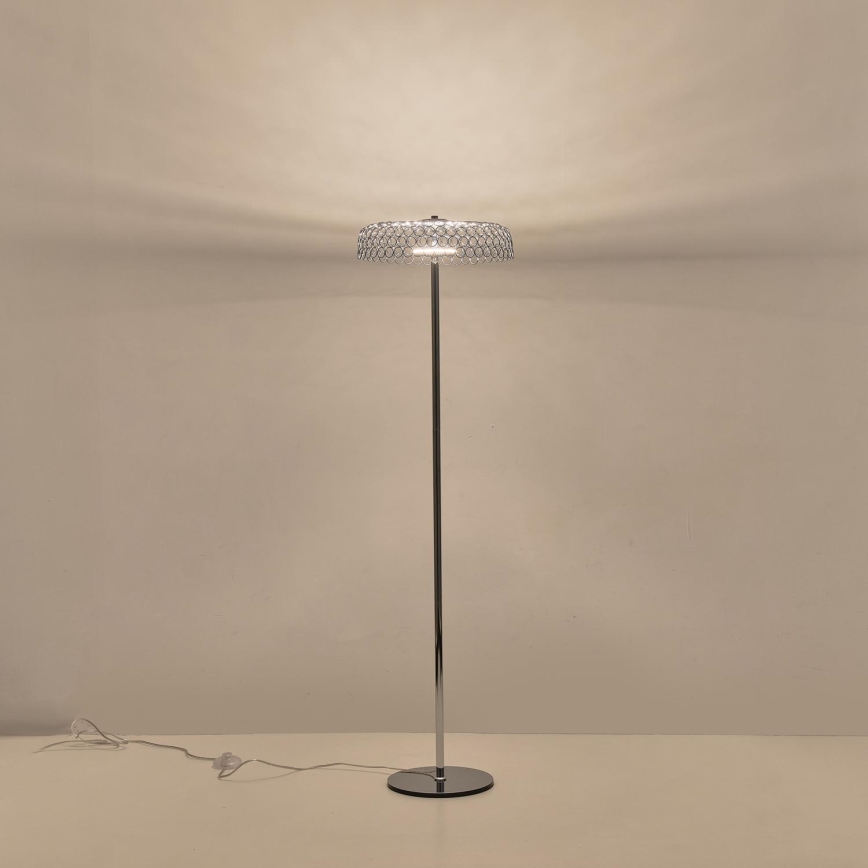LED Лампион LED/10W/230V 3000K лъскав хром