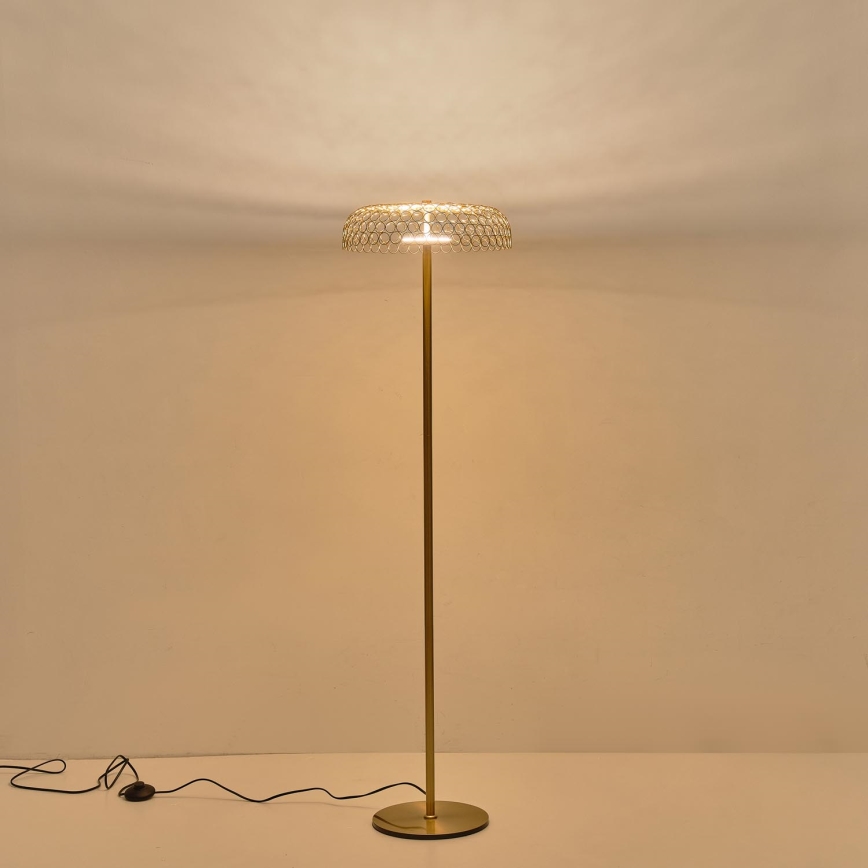 LED Лампион LED/10W/230V 3000K златист