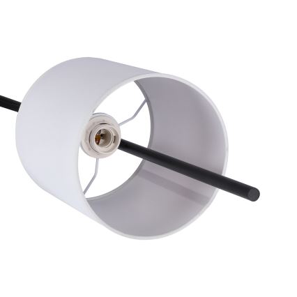 LED Лампион TOKYO 1xE27/40W/230V + LED/3W черен/бял