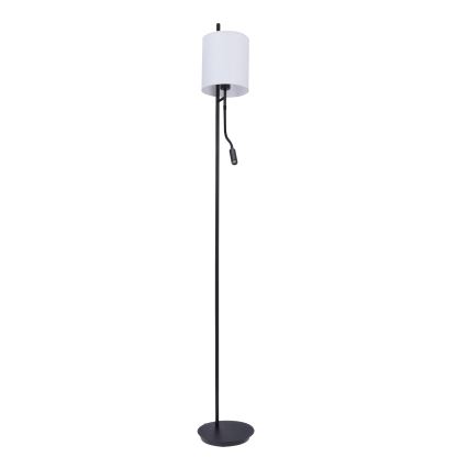 LED Лампион TOKYO 1xE27/40W/230V + LED/3W черен/бял