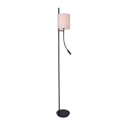 LED Лампион TOKYO 1xE27/40W/230V + LED/3W черен/бял