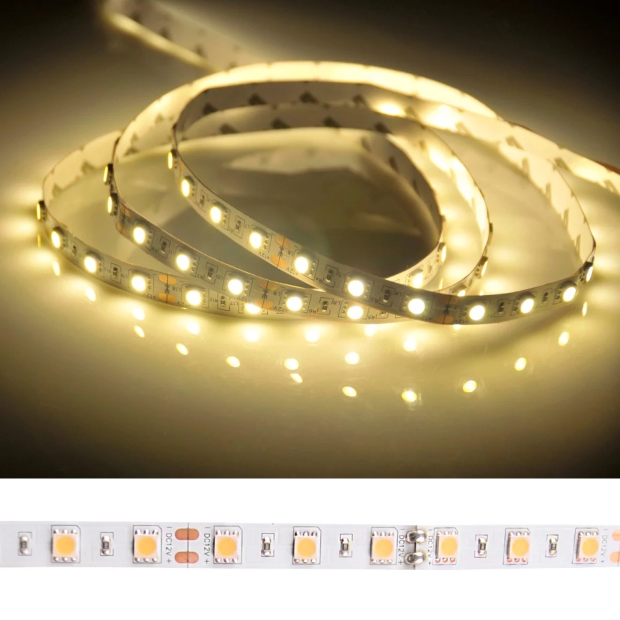 LED Лента 5м 45W/12V IP20 3000K