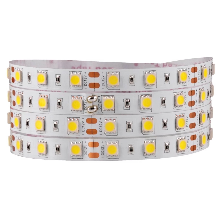 LED Лента 5m LED/10W/12V IP20 бял