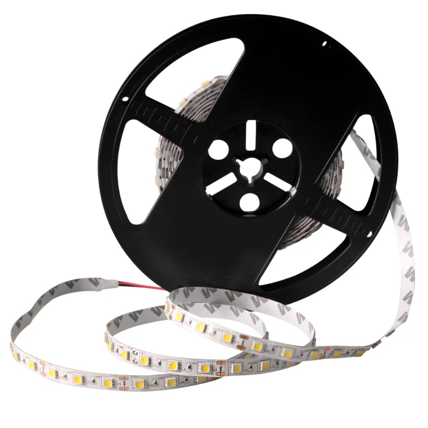 LED Лента 5m LED/10W/12V IP20 бял