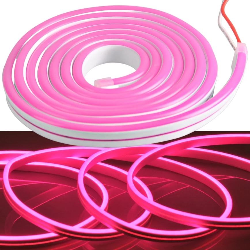 LED Лента NEON 2м LED/17W/12V IP65 розова