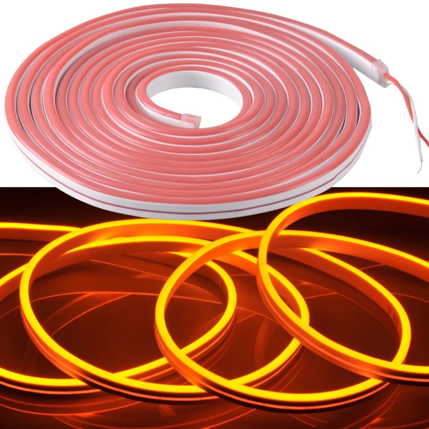 LED Лента NEON 5 м LED/40W/24V оранжев IP65