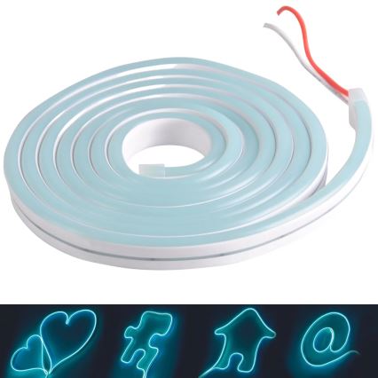 LED Лента NEON 5 м LED/40W/24V син IP65