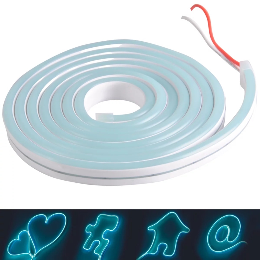 LED Лента NEON 5 м LED/40W/24V син IP65