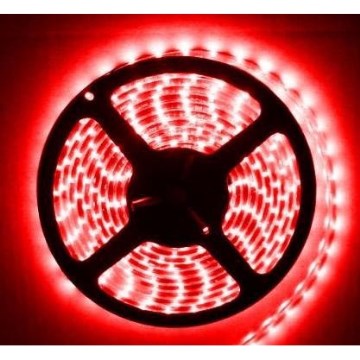 LED Лента за баня LED/24W/12V 5 m IP65 червен