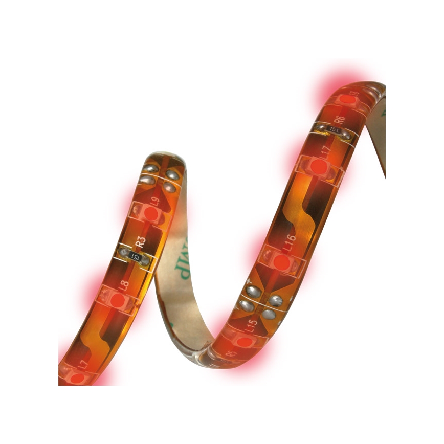 LED Лента за баня LED/24W/12V 5 m IP65 червен