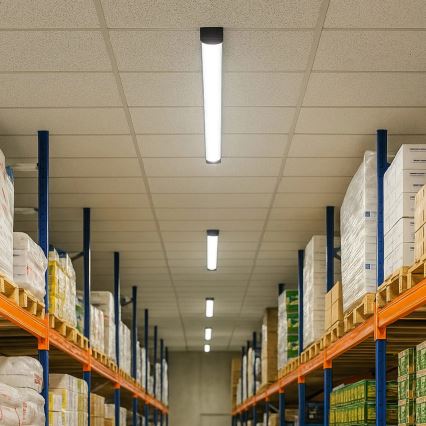 LED линеен осветител LED/50W/230V 4000K 150 cm черен